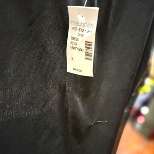 Black and mauve lace dress